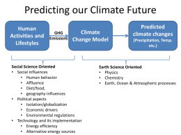 Global climate modeling