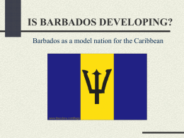 IS BARBADOS DEVELOPING?