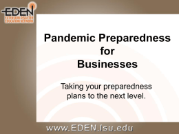 Ready Business - Extension Disaster Education Network (EDEN)