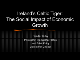 Ireland’s Celtic Tiger: The Social Impact of Economic Growth