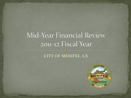 Mid-Year Financial Review 2008