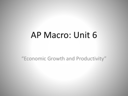 AP Macro: Unit 6