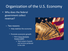 Chapter 9.2 Organization of the U.S. Economy