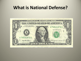 What is National Security?