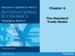 Standard trade model