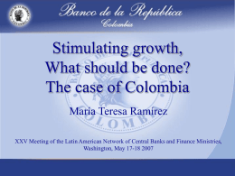 Stimulating growth, What should be done? - Inter