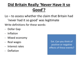 Did Britain Really `Never Have it so Good`?