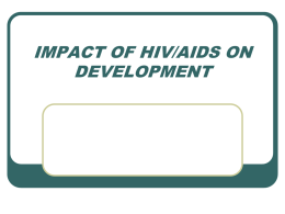 impact of hiv/aids on development