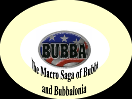 The Saga of Bubba and Bubbaonia