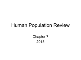 Human Population Review 2015 chapter 7