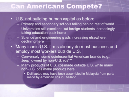 Can Americans Compete?