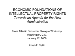 economic foundations of intellectual property rights