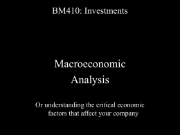 BM410-13 Macroeconomic Analysis 10Oct05