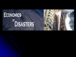 ARE disasters good for the economy?