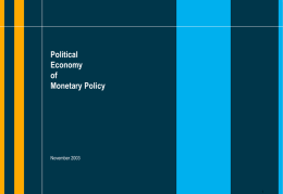 The Political Economy of Exchange Rate Policy