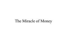 Miracle of Money - Central Washington University