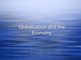 Global Economy  - globalizationandhumandynamics.com