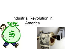 Industrial Revolution in America
