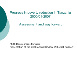 Progress in poverty reduction