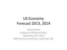 Economic Forecast for 2014 & Beyond