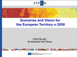 Plenary Session 6 - Territorial Vision for Europe 2050