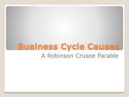 Business Cycle Causes