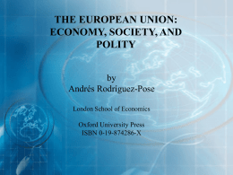 European Union - Economy, Society, & Polity