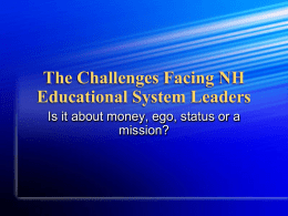 2010 School Leaders Challenge..