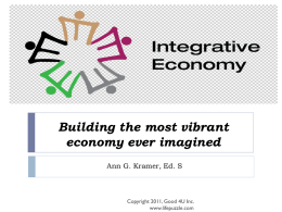 Integrative Economy 2015