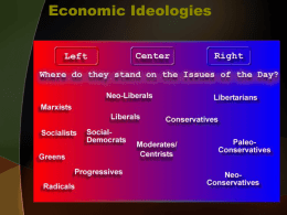 APEcon Economic Ideologies Lecture