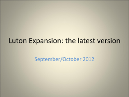 Final Luton Expansion Plan