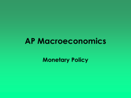 Mr. Mayer AP Macroeconomics