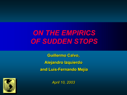 On the Empirics of Sudden Stops - Inter