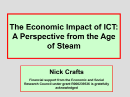 The Economic Impact of ICT