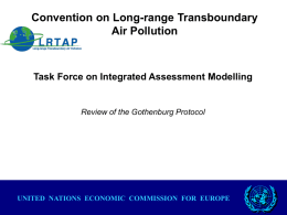 Convention on Long-range Trans-boundary Air Pollution