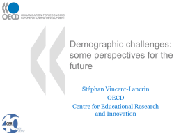 The future of higher education in the OECD area: does demography