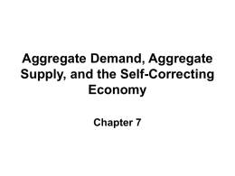 Aggregate Demand, Aggregate Supply, and the Self