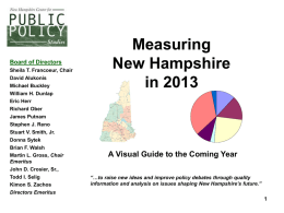 Measuring_2013 - New Hampshire Center for Public Policy