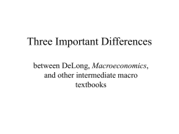 Three Important Differences