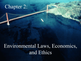 Chapter One: Our Changing Environment