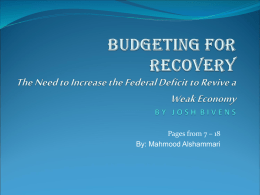 Budget deficits and