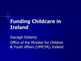 Funding Childcare in Ireland