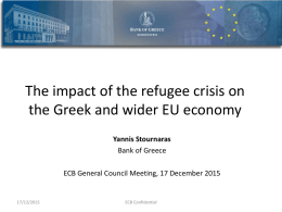 The impact of the refugee crisis on the euro area