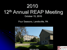 reap-annual-meeting-presentation-2010