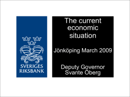 Slides - Riksbanken