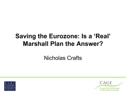 Marshall Plan the Answer?