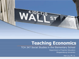 Teaching Economics - My Webspace files
