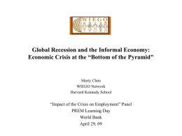 impact on the informal economy
