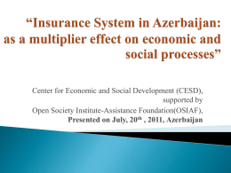 CESD_Insurance_Secto.. - Center for Economic and Social