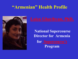 Armenia Health Profile